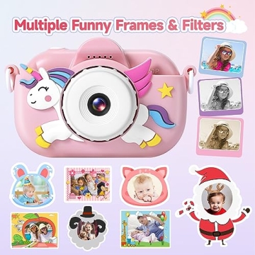 YEEHAO Kids Digital Camera for Ages 3-9 - Ideal Gift!