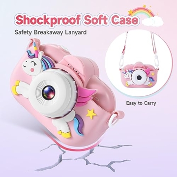 YEEHAO Kids Digital Camera for Ages 3-9 - Ideal Gift!