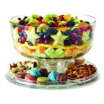 Elegant Royalty Art Cake Stand with Dome for All Occasions