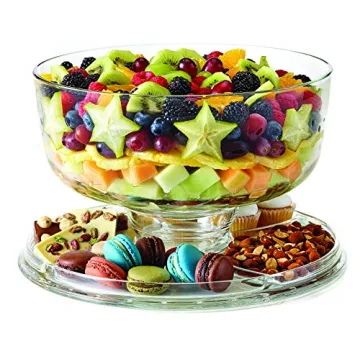 Elegant Royalty Art Cake Stand with Dome for All Occasions