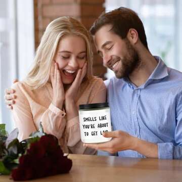 Funny Valentines Day Gifts for Him Husband Boyfriend Valentines Day Gifts, Valentines Day Gifts for Her Valentines Gifts for Him Boyfriend Gifts for Girlfriend Wife Couple Romantic Soy Wax Candle