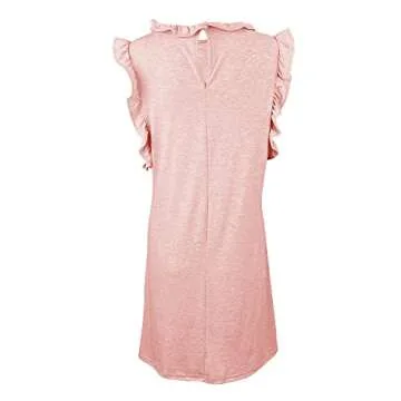 Uincloset Summer Sleeveless Pocketed Mini Dress for Women