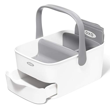 Spacious OXO Tot Diaper Caddy with Changing Mat for Every Parent