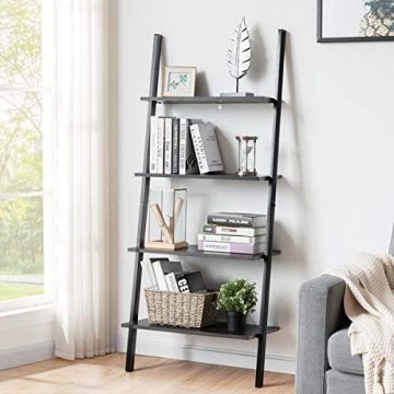 Stylish Tangkula 4-Tier Ladder Shelf for Home & Office