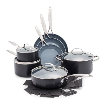 GreenPan Valencia Pro 11 Piece Cookware Set - Safe & Durable