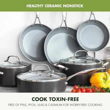 GreenPan Valencia Pro 11 Piece Cookware Set - Safe & Durable