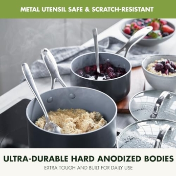 GreenPan Valencia Pro 11 Piece Cookware Set - Safe & Durable