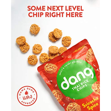 Dang Sriracha Thai Rice Chips | Gluten-Free Crunchy Snacks