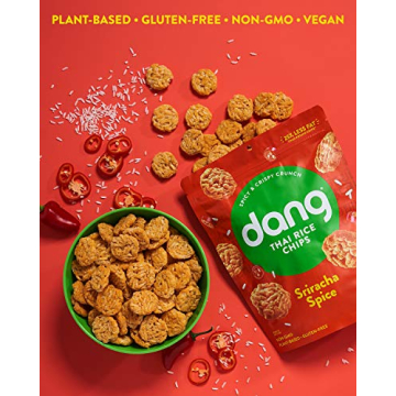 Dang Sriracha Thai Rice Chips | Gluten-Free Crunchy Snacks