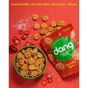 Dang Sriracha Thai Rice Chips | Gluten-Free Crunchy Snacks