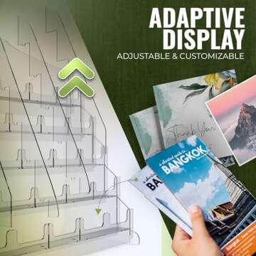 HOTCAN Acrylic Sticker Display Stand for Big 4'' Stickers