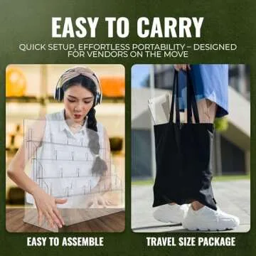 HOTCAN Acrylic Sticker Display Stand for Big 4'' Stickers