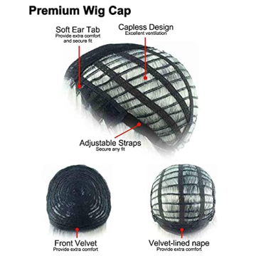 HPO 70s 80s Punk Rock Wig - Black Synthetic Accessory