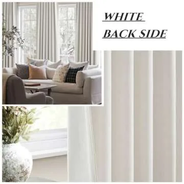 QJmydeco Extra Long Blackout Curtains for Large Windows