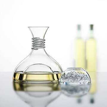 Spiegelau Red And White Decanter Set of 1 - European-Made Crystal, Modern Wine Decanter for Red or White Wine, Dishwasher Safe, Professional Quality Wine Gift - 1.0 L/35.3 oz