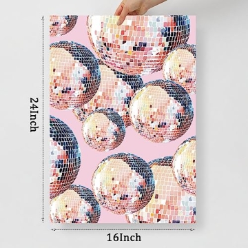 Trendy Disco Ball Wall Art Canvas for Aesthetic Rooms