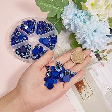 Stiesy Evil Eye Cabochons for Jewelry Making & Crafts
