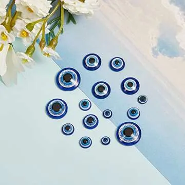 Stiesy Evil Eye Cabochons for Jewelry Making & Crafts