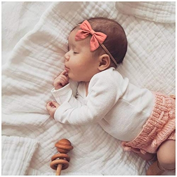 Cherssy Baby Bows: 3pcs Soft and Stretchy Headbands