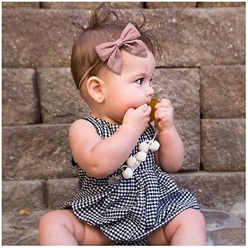 Cherssy Baby Bows: 3pcs Soft and Stretchy Headbands