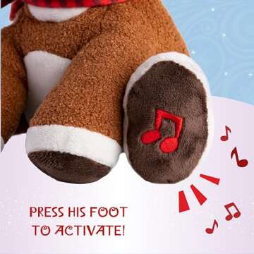 Rudolph the Red-Nosed Reindeer Plush with Lights & Sound