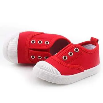 DADAWEN Canvas Slip-On Sneakers for Kids | Lightweight Comfort