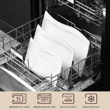 MALACASA Large Serving Platter Set, 15"/13"/11" Serving Dishes Set of 3, Porcelain Platters for Entertaining, Rectangular Serving Trays for Party,Mircowave, Oven, Dishwasher Safe,white