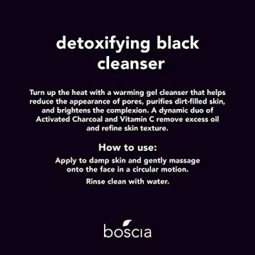 boscia Detoxifying Black Charcoal Cleanser for All Skin Types