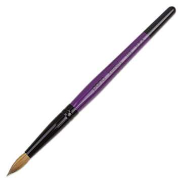 Professional Purple Kolinsky Nail Brush - Size 10