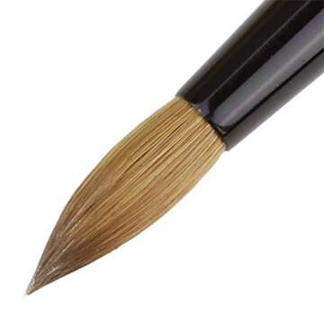 Professional Purple Kolinsky Nail Brush - Size 10