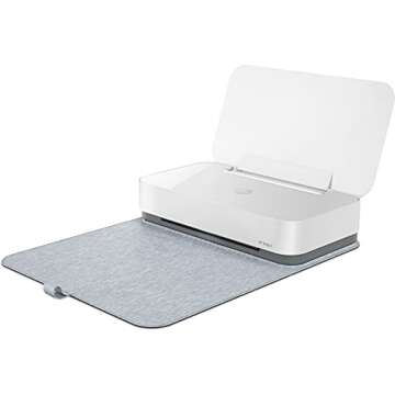 HP Tango X Smart Wireless Printer with Indigo Linen -cover – Mobile Remote Print, Scan, Copy, HP Instant Ink (3DP64A)