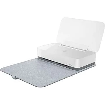 HP Tango X Smart Wireless Printer with Indigo Linen -cover – Mobile Remote Print, Scan, Copy, HP Instant Ink (3DP64A)