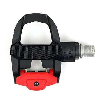 LOOK Cycle - KEO Classic 3 - Road Bike Pedals - Clipless Pedals, 400 mm² Platform Area - Easily Adjustable Tension - Composite Body Material - Chromoly Spindle - Colour Black and Red