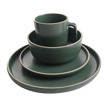 Gibson Home Zuma 16 Piece Dinnerware Set for Stylish Dining