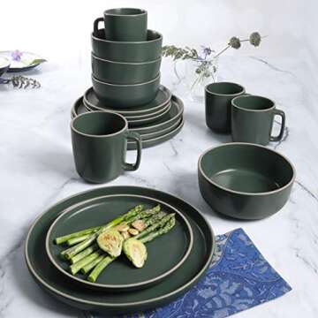 Gibson Home Zuma 16 Piece Dinnerware Set for Stylish Dining