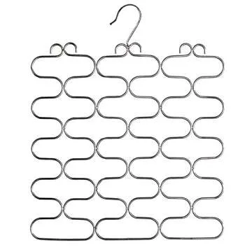 Deco Brothers Chrome Scarf Hanger - 23 Loop Organizer