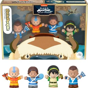 Little People Collector Avatar: The Last Airbender Special Edition Set for Adults & Fans, 4 Figures ...