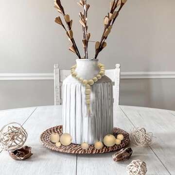 510 Pcs Wooden Beads for DIY Crafts and Jewelry Making