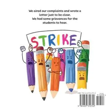 Pencils on Strike: A Funny, Rhyming, Read Aloud Kid's Book For Preschool, Kindergarten, 1st grade, 2...