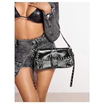 Verdusa Y2K Handbag: Stylish Faux Leather Shoulder Bag