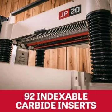 JET 20-Inch Planer with Helical Cutterhead 5 HP - Precision Woodworking Tool