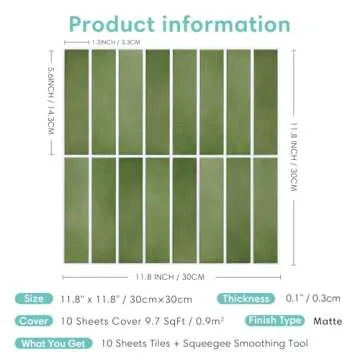 Commomy Peel and Stick Backsplash - Elegance Redefined