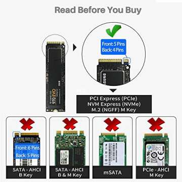 USB Type-C NVMe SSD Enclosure with Cooling Design
