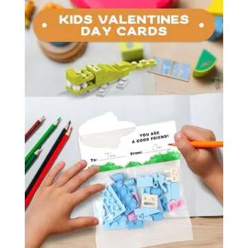 Jinsome 24 Pack Prefilled Valentines Day Gifts for Kids Classroom - Exchange Gifts & Fun Party Favors, Happy Valentine's Day Cards Included, Ideal for Boys & Girls School Classroom Prizes