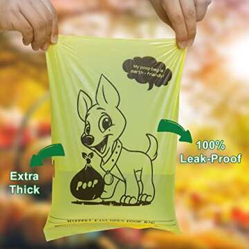 Eco-Friendly Dog Poop Bags with Lavender Scent, 210 Count