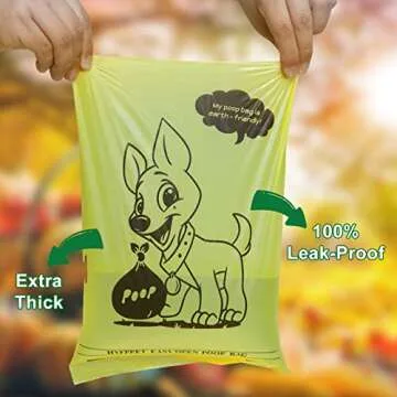 Eco-Friendly Dog Poop Bags with Lavender Scent, 210 Count