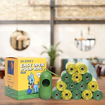 Eco-Friendly Dog Poop Bags with Lavender Scent, 210 Count