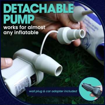 EnerPlex Queen Camping Air Mattress with Built-in Pump