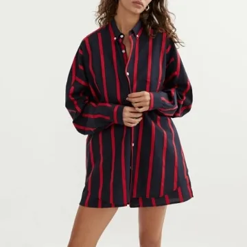 Faretumiya Stripe PJ Outfit for Stylish Comfort