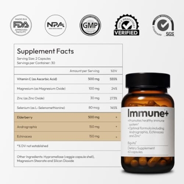 BigVita Immune Support Booster with Elderberry and Echinacea